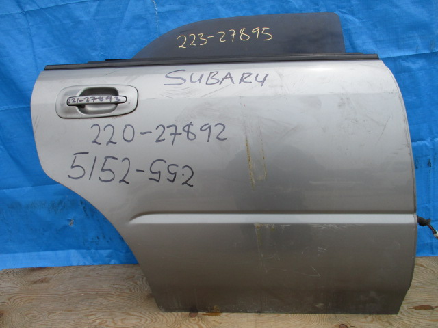 Used Subaru  DOOR SHELL REAR RIGHT